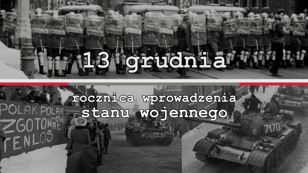 plakat rocznicy stanu wojennego